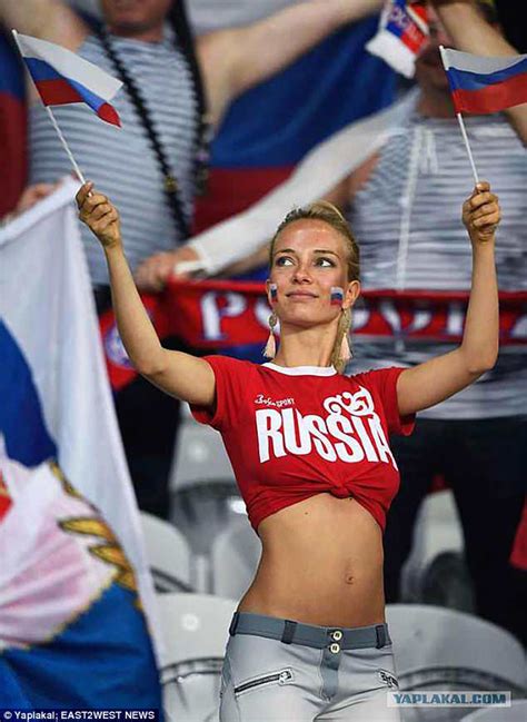 Russia S Porn Star Football Fan Returns To Cheer Her Country On Daily