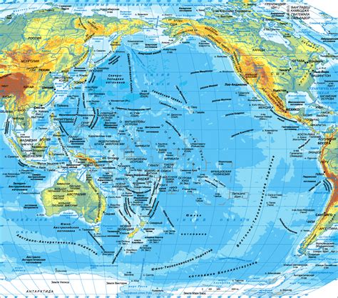 Map Of Pacific Ocean Maps Of Pacific Ocean —