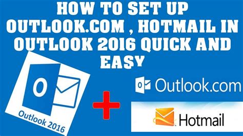 How To Configure Outlook To Connect To Microsoft Live Msn Hotmail