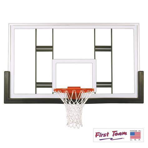 First Team 42 X 72 Official Conversion Glass Backboard Achillionsports