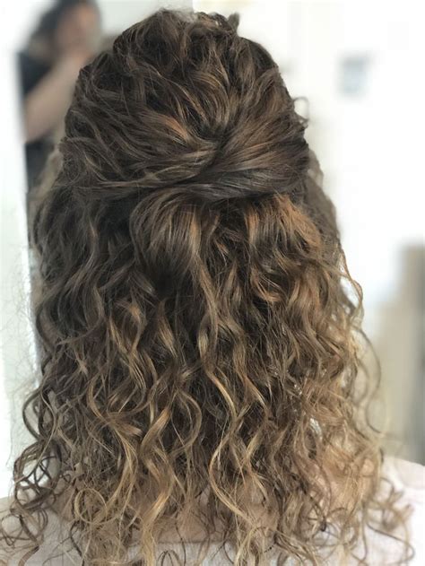 Half Up Half Down Natural Curls