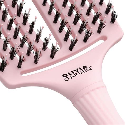 Olivia Garden Finger Brush Combo Szczotka Do Włosów Pastel Pink Large