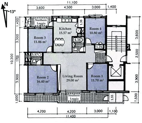 Sqm Apartment Floor Plan Floorplans Click