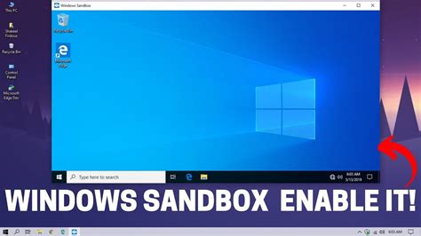 Windows 10 May 2019 Update Enable Windows Sandbox Feature 1903 19h1
