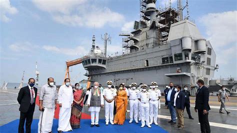 Indias First Indigenous Aircraft Carrier To Be Named Ins Vikrant On Track For August 2022