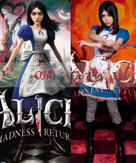 Alice Madness Returns Alice Cosplay Costume Uk