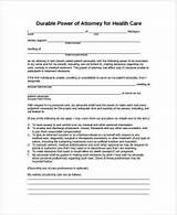 Free Power Of Attorney Form For Medical And Financial Pictures