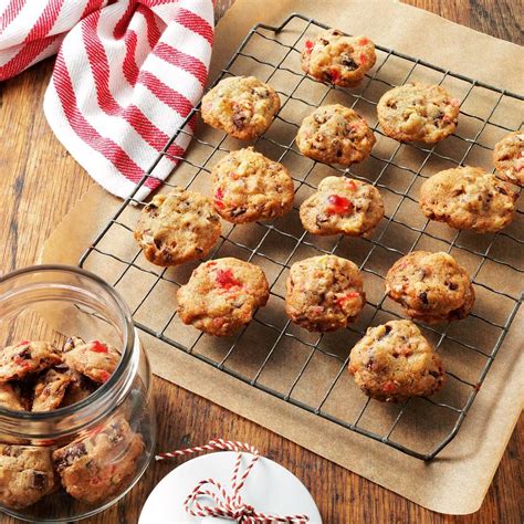 I like the larger scoop for these big & buttery chocolate chip cookies and small ones for dainty cookies like tea cakes. Fruitcake Christmas Cookies Recipe: How to Make It | Taste ...
