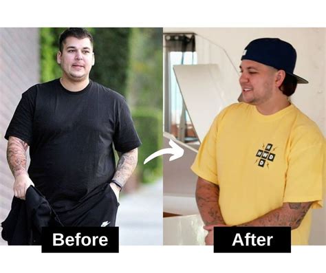 rob kardashian weight loss how he lost 50 pounds fabbon