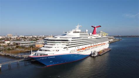 Carnival Cruise Ship Sunshine Docked In Charleston South Carolina