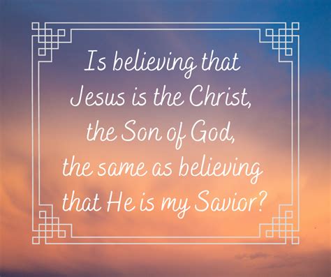 Believing That Jesus Is The Christ The Son Of God John 2031 Grace