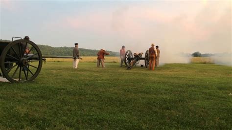 Wilsons Creek Battlefield Live Cannon Fire Demonstration Youtube