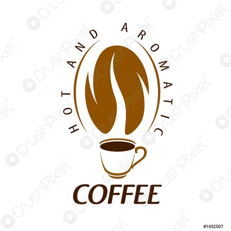 Coffee Logo Vector Illustration On White Background Stock Vector