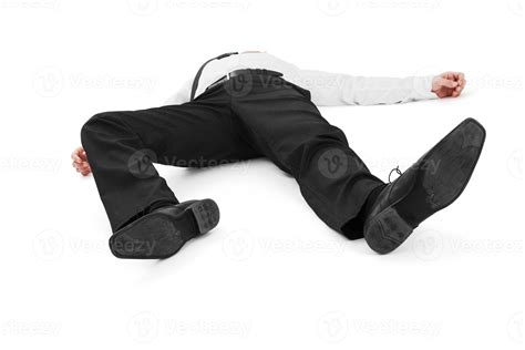 Businessman Lying Unconscious Stock Photo At Vecteezy