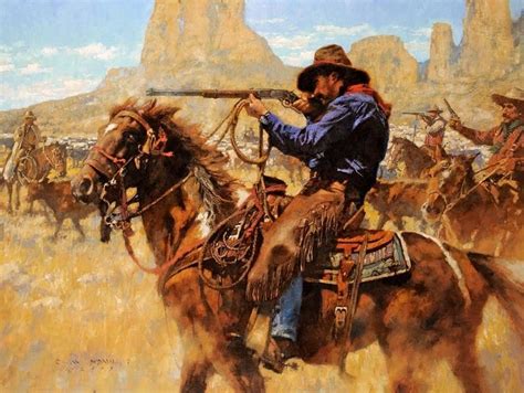 Michael Dudash A Well Protected Herd Western Artist West Art Cowboy