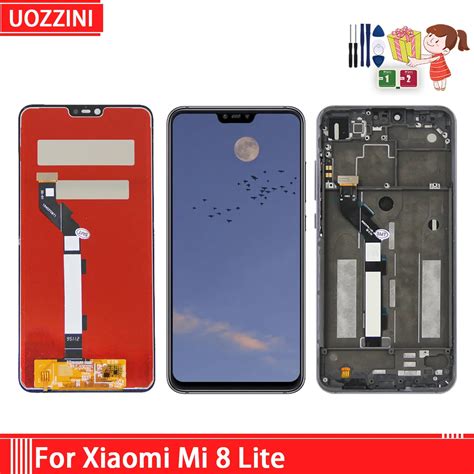 Original Xiaomi Mi Lite Display With Frame Mi Youth Mi X M D Tg Lcd Display