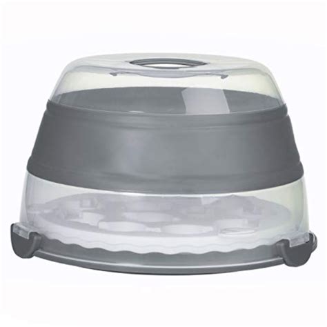 Prepworks From Progressive Collapsible Cupcake Carrier Grey 394 X 40 X