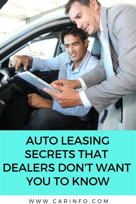 Money Saving Tips Auto Leasing Secrets That Dealers Dont Want You To