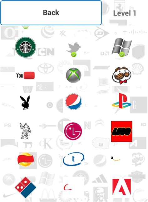 Con 3d logo quiz, podrás poner a prueba tus conocimientos y tratar de descubrir los logos de más de 400 marcas. Logos Quiz para Android - Download