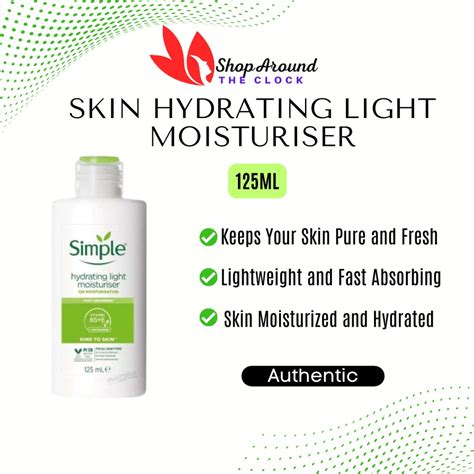 Simple Hydrating Light Moisturizer 125ml Shopee Malaysia