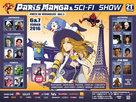 Paris Manga And Sci Fi Show 21ème édition Du 6 Et 7 Février 2016