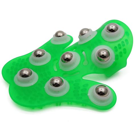 Aptoco Metal Ball Roller Massager Handheld Body Massage Tool For Deep Tissue Stress Relief In