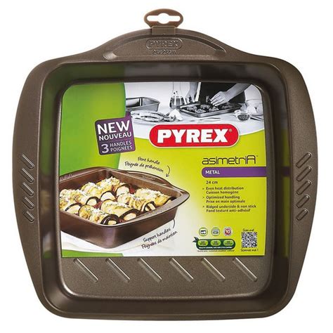 Pyrex Asimetria Teglia In Metallo X Cm Brycus