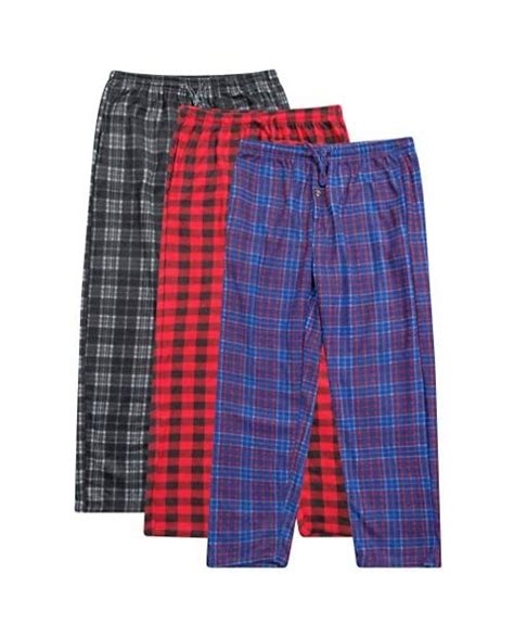 Dg Hill Plaid Pajama Pants For Men Fleece Lounge Pants Men With Pockets