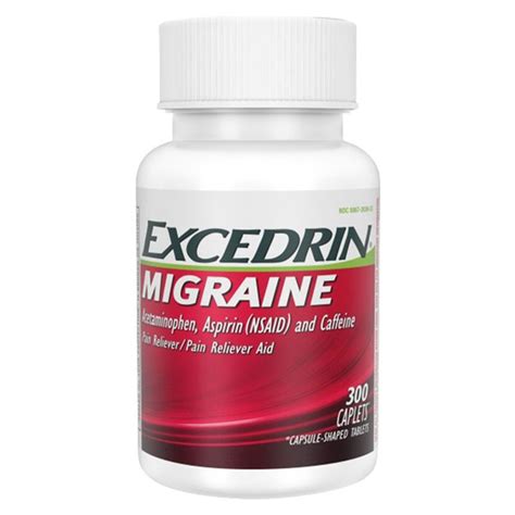 Excedrin Migraine Caplets 300 Ct 300 Ct Instacart