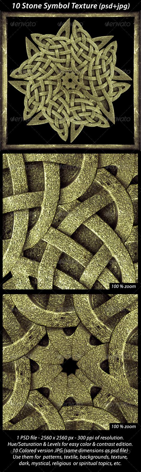 10 Ancient Stone Symbol Texture By Rudimencial Graphicriver