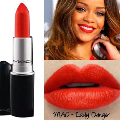 Mac Lady Danger Red Orange Lipstick For Dark Skin Lipstickcolorsorange