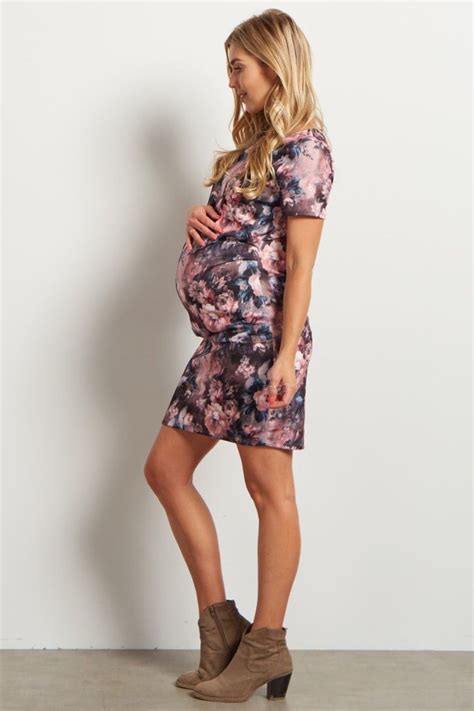 Pinkblush Maternity Dress On Mercari Fitted Maternity Dress Pink