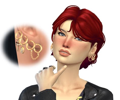 Latest Ear Piercing Custom Content For The Sims 4 — Snootysims