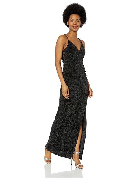 Speechless Womens Full Length Elegant Formal Maxi Dress Check Out