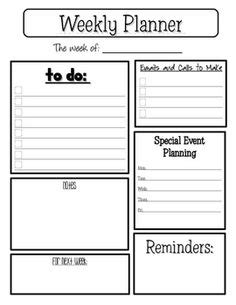 Boss Lady Weekly Spread Thi is a FREE Printable for the