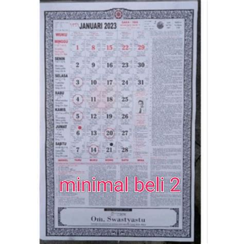 Jual Kalender Bali 2023 Bambang Gde Rawi Shopee Indonesia