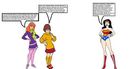 Daphne And Velma Meets Wonder Woman By Homersimpson1983 On Deviantart