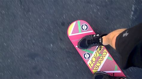Back To The Future Hoverboard Skateboard Youtube