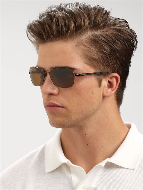 Lyst Ray Ban Aviator Sunglasses 0rb4253 In Brown For Men