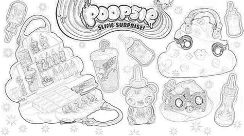 Coloring Pages Poopsie Slime Surprise Unicorn Coloring Pages Free And