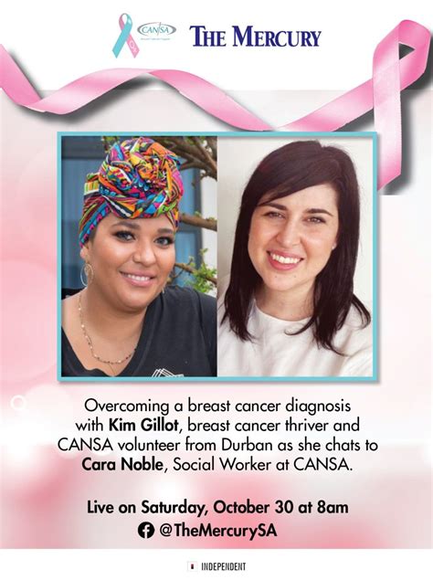 cansa speaks the mercury facebook session overcoming a breast cancer diagnosis cansa the
