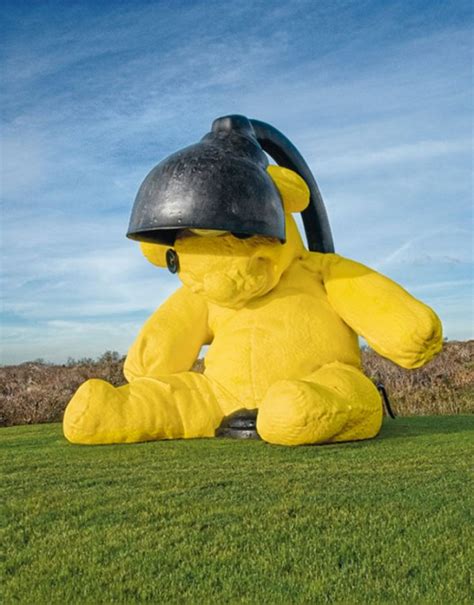 Giant Yellow Teddy Bear That Illuminates New York City To Fetch Over 9