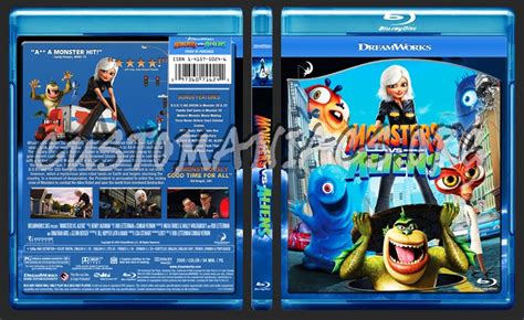 Monsters Vs Aliens Blu Ray Cover Dvd Covers And Labels By Customaniacs