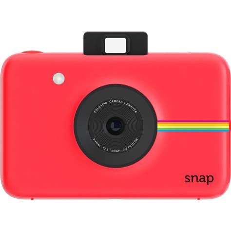 Polaroid Snap Instant Digital Camera Red Polsp01r Bandh Photo