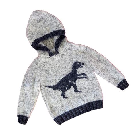 Dinosaur Hoodie Velociraptor Knitting Pattern By Iknitdesigns