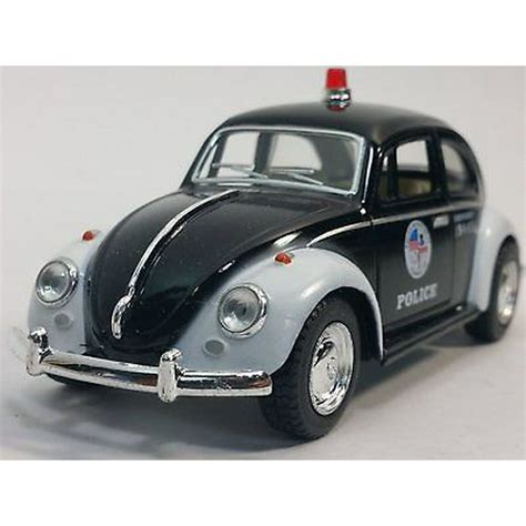5 Kinsmart 1967 Volkswagen Classical Beetle Police Car 132 Diecast