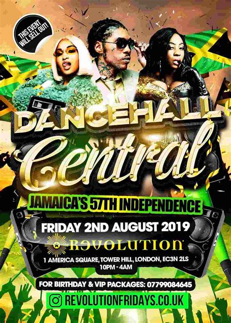 dancehall central jamaica s 57th independence party blacknet