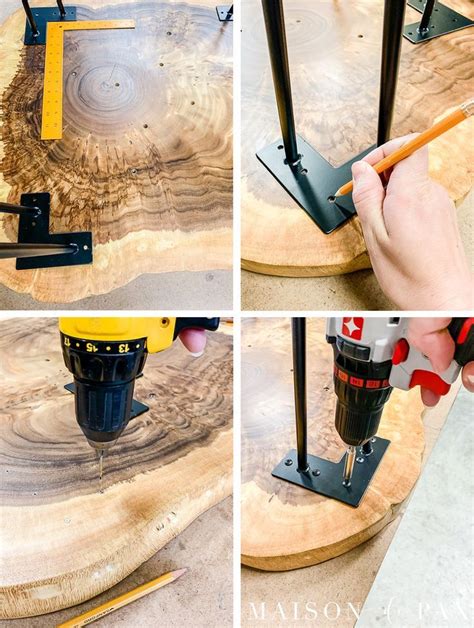 These hair pin legs are affordable and stylish and won't break the budget! DIY Hairpin Leg Coffee Table - Maison de Pax | Hairpin leg ...