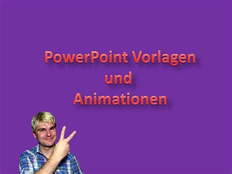 Ohne müh und not erstellst du mit den acht. Powerpoint Vorlagen und Powerpoint Animationen - YouTube