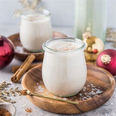 The Best Vegan Eggnog Dairy Free Naturally Sweetened Paleo And